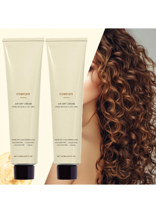COMPLETE 2-PACKS Smooth and Hold Bouncy Curls with a Glossy Finish that Provides All-day Support for Naturally Bouncy Hair 147ml*2 - Image 1